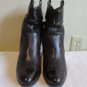 brown circa leather ankle boots